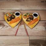 Conjunto Sushi Coração