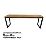 Banco 95cm MDF Freijó