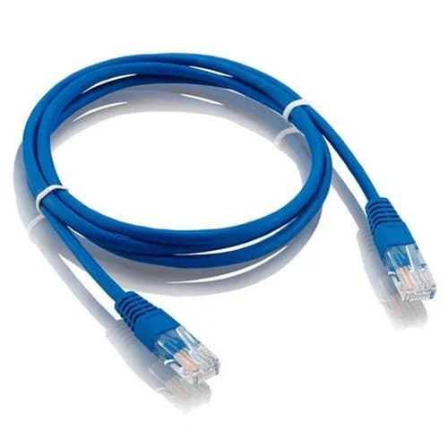 CABO DE REDE PLUS CABLE 2,5M PATCH CORD CAT6E PC-ETH6U15BL RJ45 2,5MTS AZUL