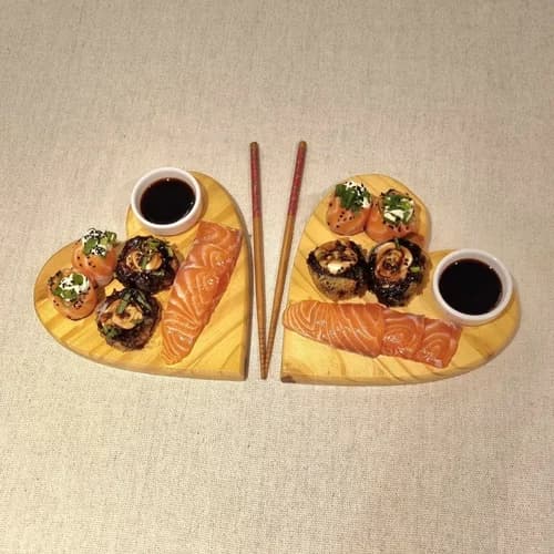 Conjunto Sushi Coração