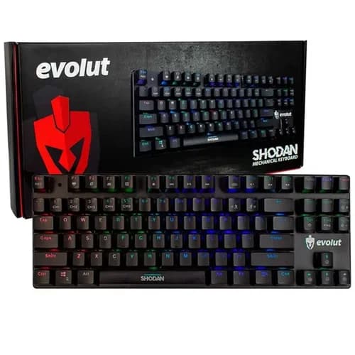 TECLADO MECANICO EVOLUT SHODAN - RED SWITCH