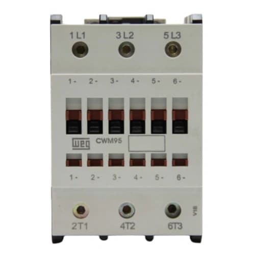 Contator Tripolar 95AMP. CWM95.00 220V WEG